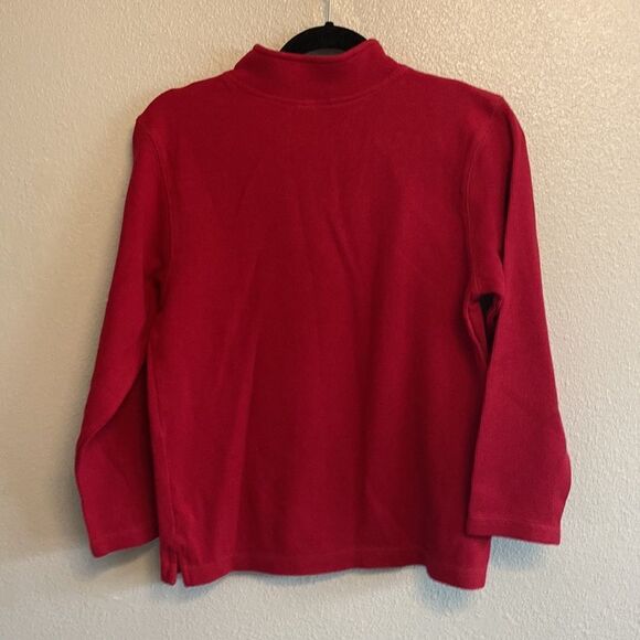 Gymboree- Red 1/4 zip sweater- size 12 - Picture 4 of 4